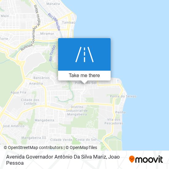 Avenida Governador Antônio Da Silva Mariz map