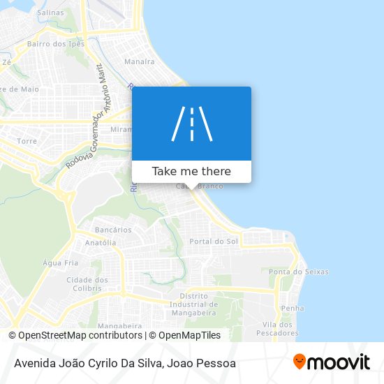 Mapa Avenida João Cyrilo Da Silva