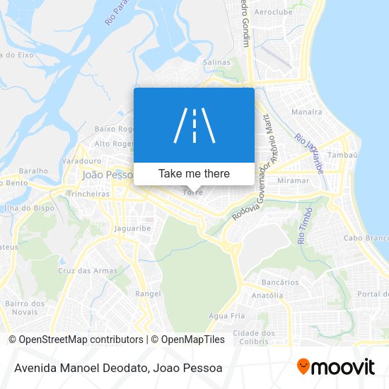 Avenida Manoel Deodato map