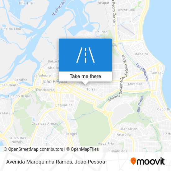 Avenida Maroquinha Ramos map