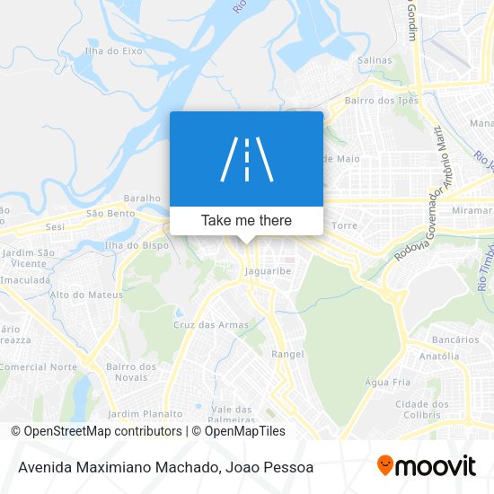 Avenida Maximiano Machado map