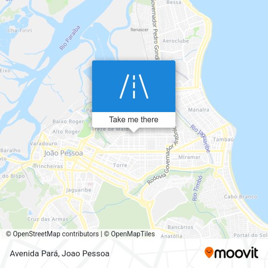 Avenida Pará map