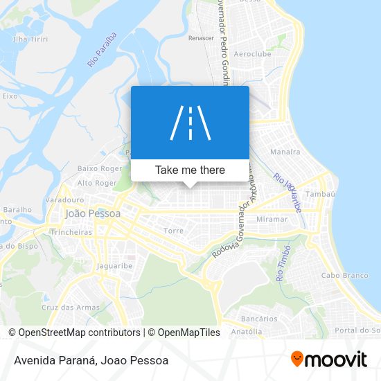 Avenida Paraná map