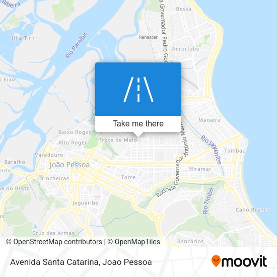Avenida Santa Catarina map