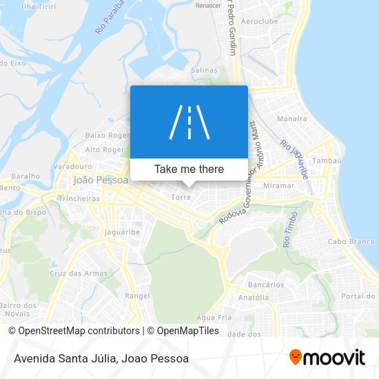 Avenida Santa Júlia map