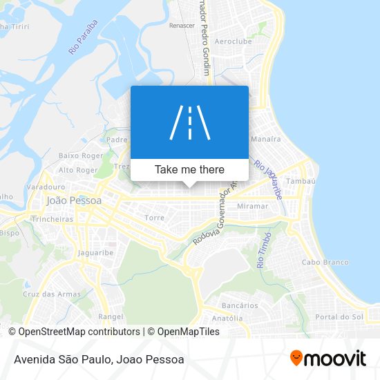Avenida São Paulo map