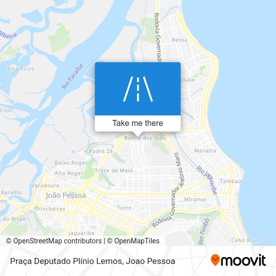 Praça Deputado Plínio Lemos map