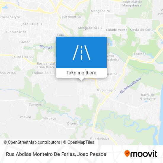 Rua Abdias Monteiro De Farias map