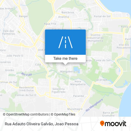 Rua Adauto Oliveira Galvão map