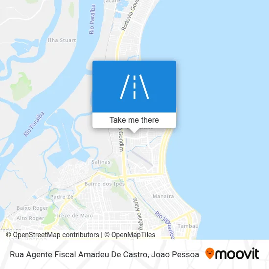 Rua Agente Fiscal Amadeu De Castro map