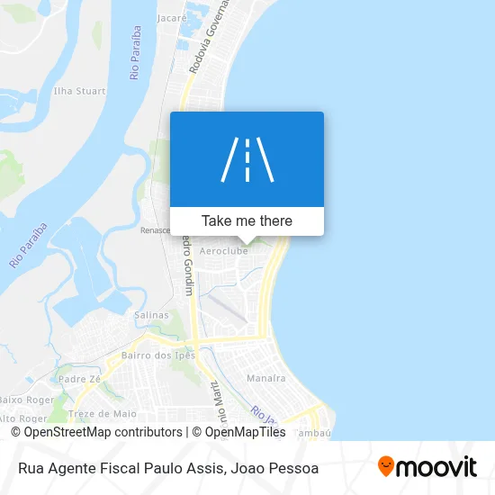 Rua Agente Fiscal Paulo Assis map