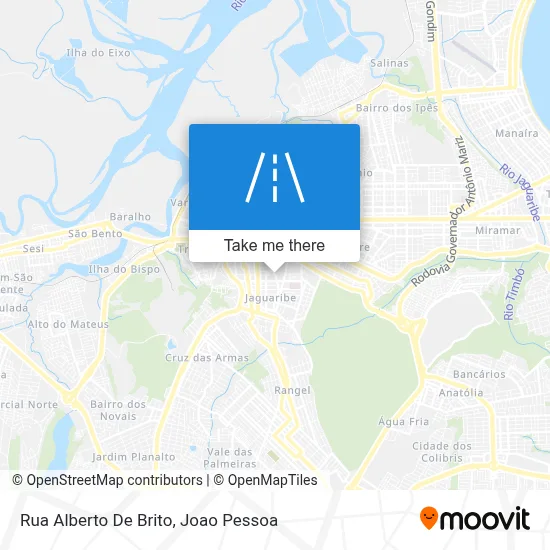 Rua Alberto De Brito map