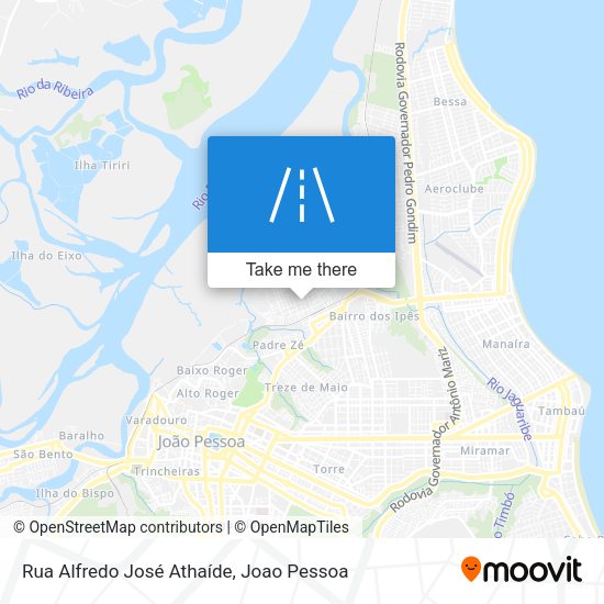 Rua Alfredo José Athaíde map