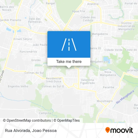 Rua Alvorada map