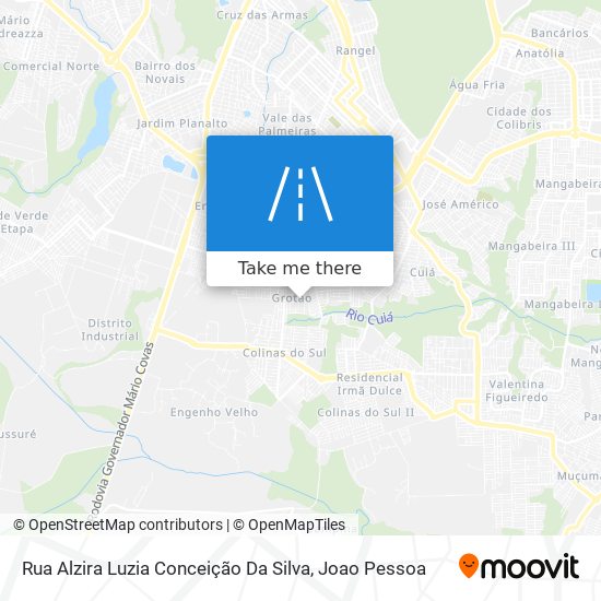 Mapa Rua Alzira Luzia Conceição Da Silva