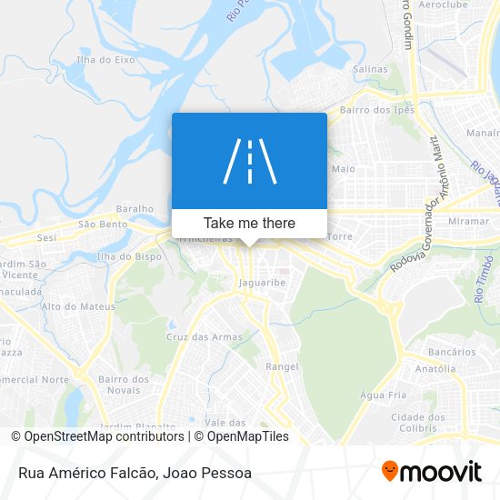Rua Américo Falcão map