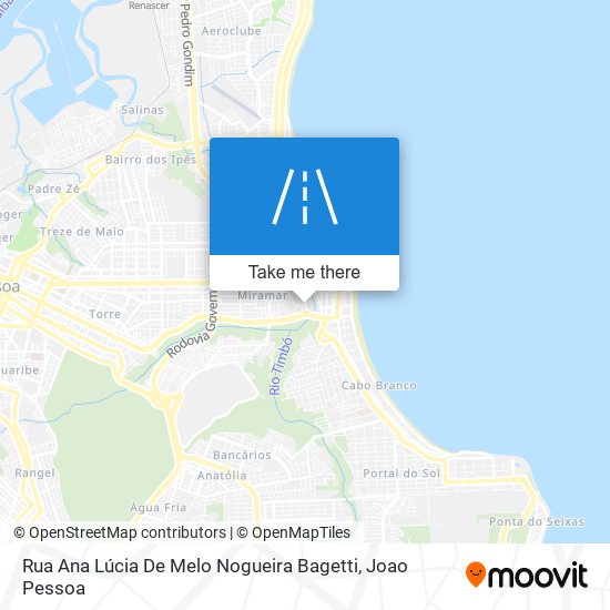 Mapa Rua Ana Lúcia De Melo Nogueira Bagetti