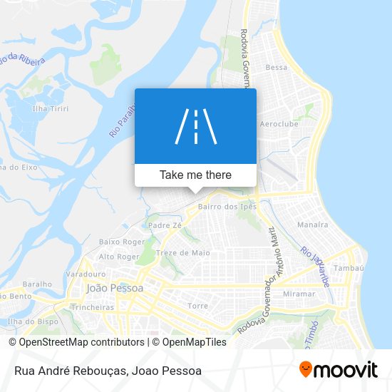 Rua André Rebouças map