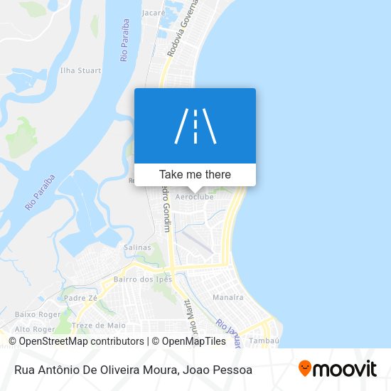 Rua Antônio De Oliveira Moura map