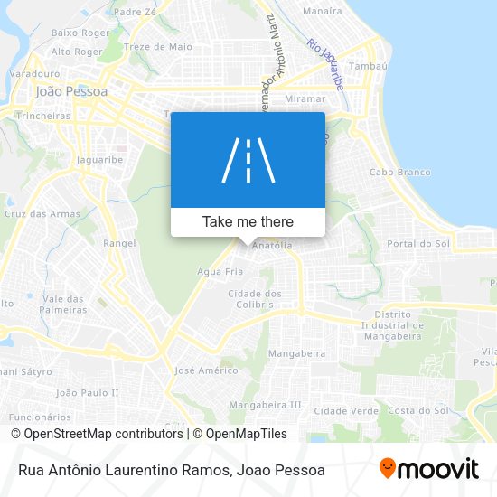 Rua Antônio Laurentino Ramos map