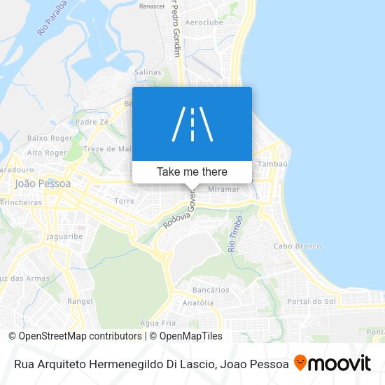 Rua Arquiteto Hermenegildo Di Lascio map