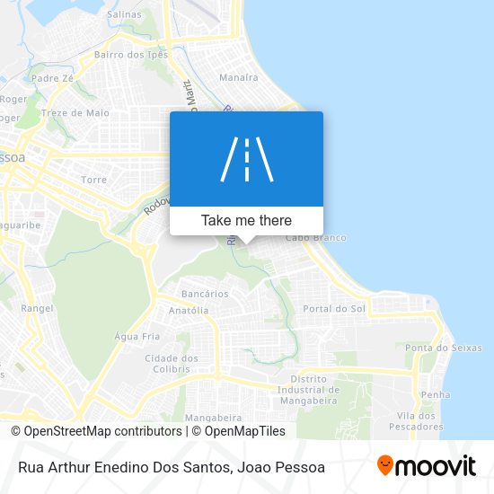 Rua Arthur Enedino Dos Santos map
