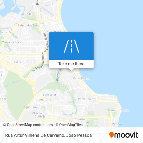 Rua Artur Vilhena De Carvalho map