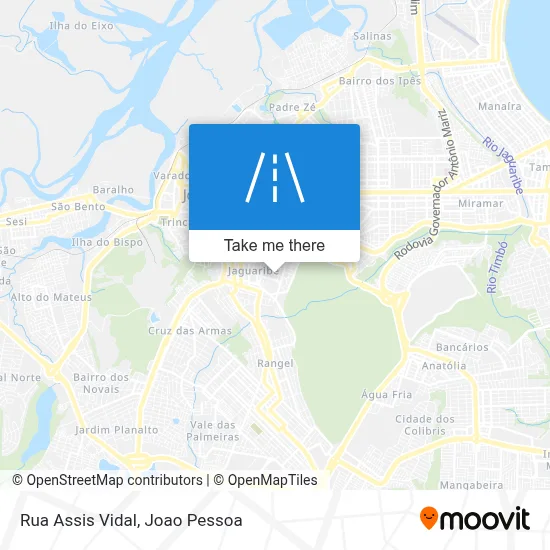 Rua Assis Vidal map