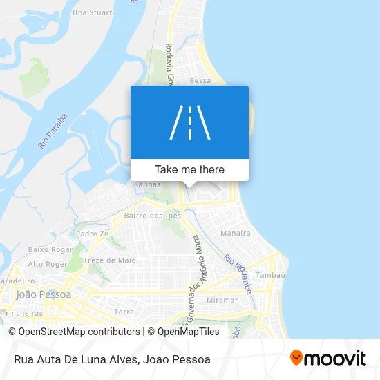 Rua Auta De Luna Alves map