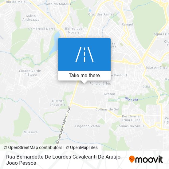 Rua Bernardette De Lourdes Cavalcanti De Araújo map