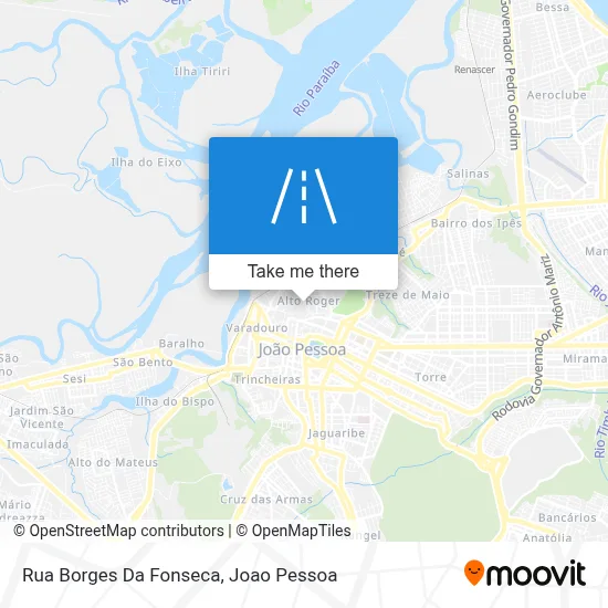 Rua Borges Da Fonseca map