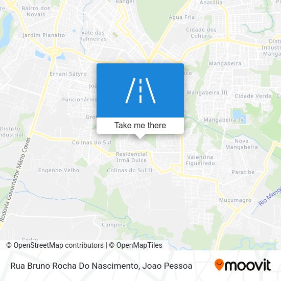 Rua Bruno Rocha Do Nascimento map
