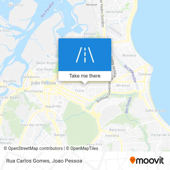 Rua Carlos Gomes map