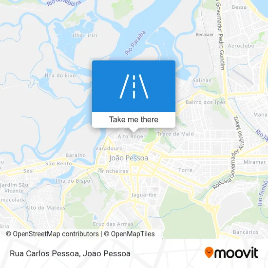 Rua Carlos Pessoa map