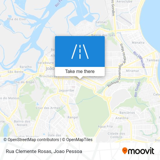 Rua Clemente Rosas map