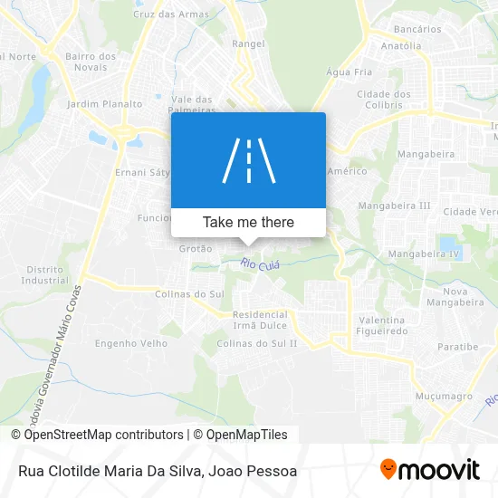 Rua Clotilde Maria Da Silva map