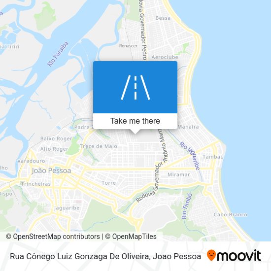 Rua Cônego Luiz Gonzaga De Oliveira map