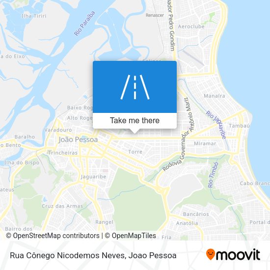 Rua Cônego Nicodemos Neves map