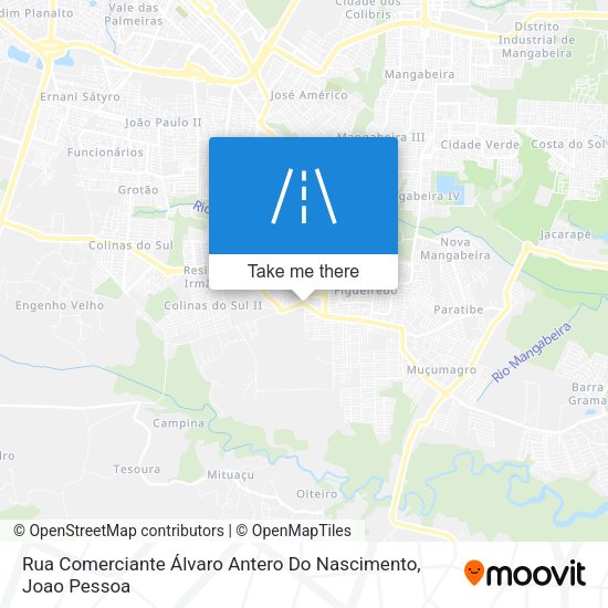 Rua Comerciante Álvaro Antero Do Nascimento map