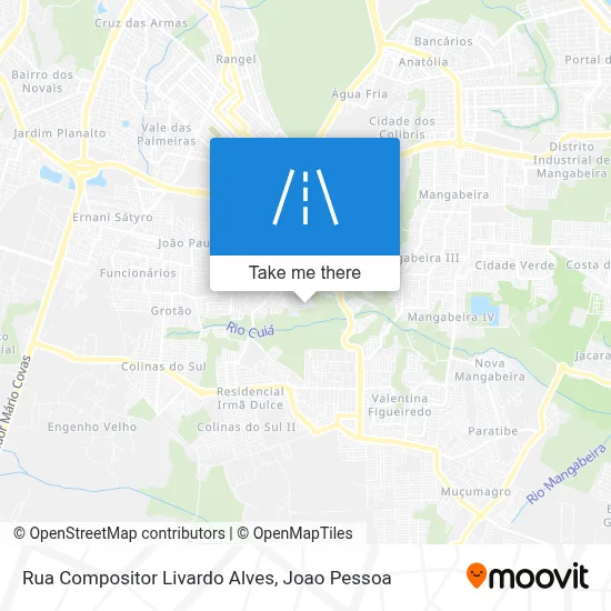 Rua Compositor Livardo Alves map