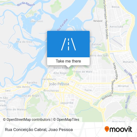 Rua Conceição Cabral map