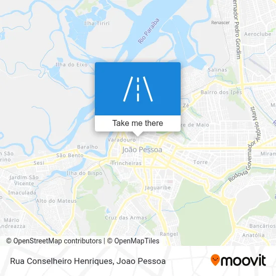 Rua Conselheiro Henriques map