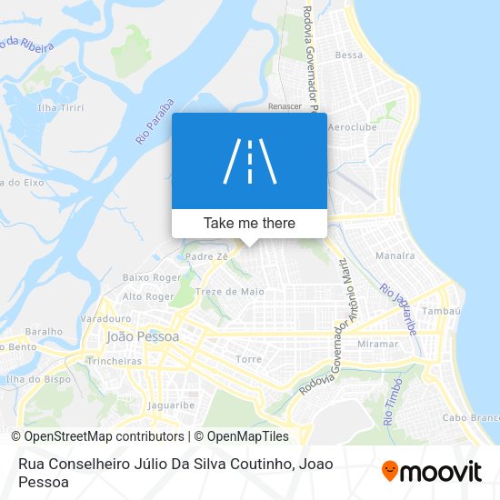 Rua Conselheiro Júlio Da Silva Coutinho map