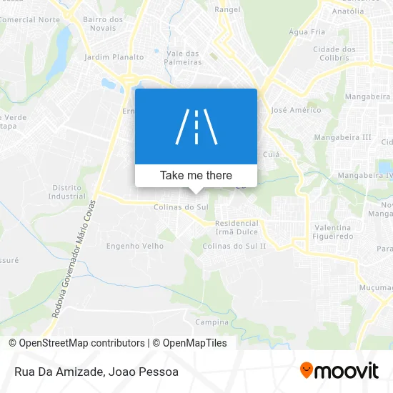 Rua Da Amizade map
