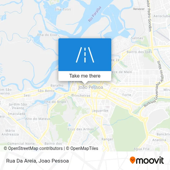 Rua Da Areia map