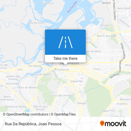 Rua Da República map