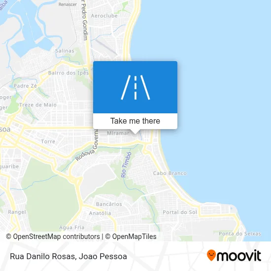 Rua Danilo Rosas map