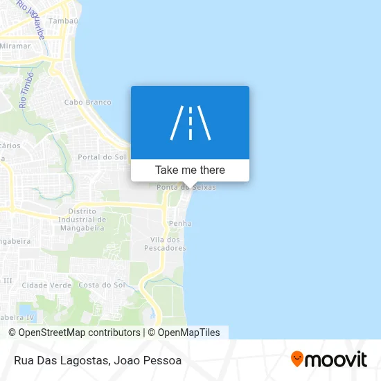 Rua Das Lagostas map