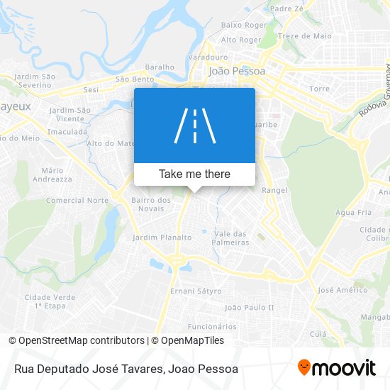 Rua Deputado José Tavares map