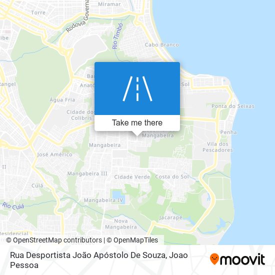 Rua Desportista João Apóstolo De Souza map